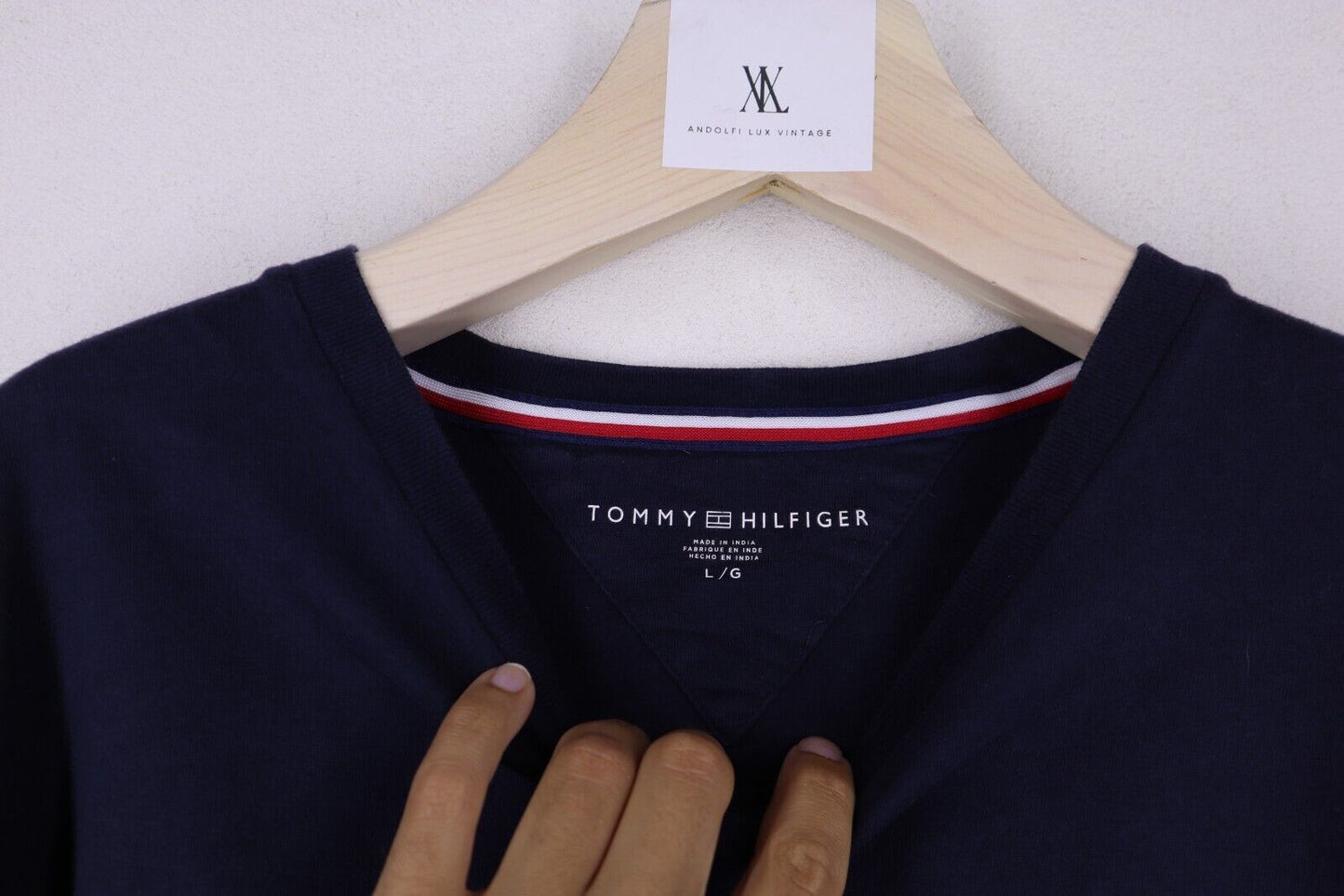 Tommy Hilfiger T-Shirt uomo TG L cotone