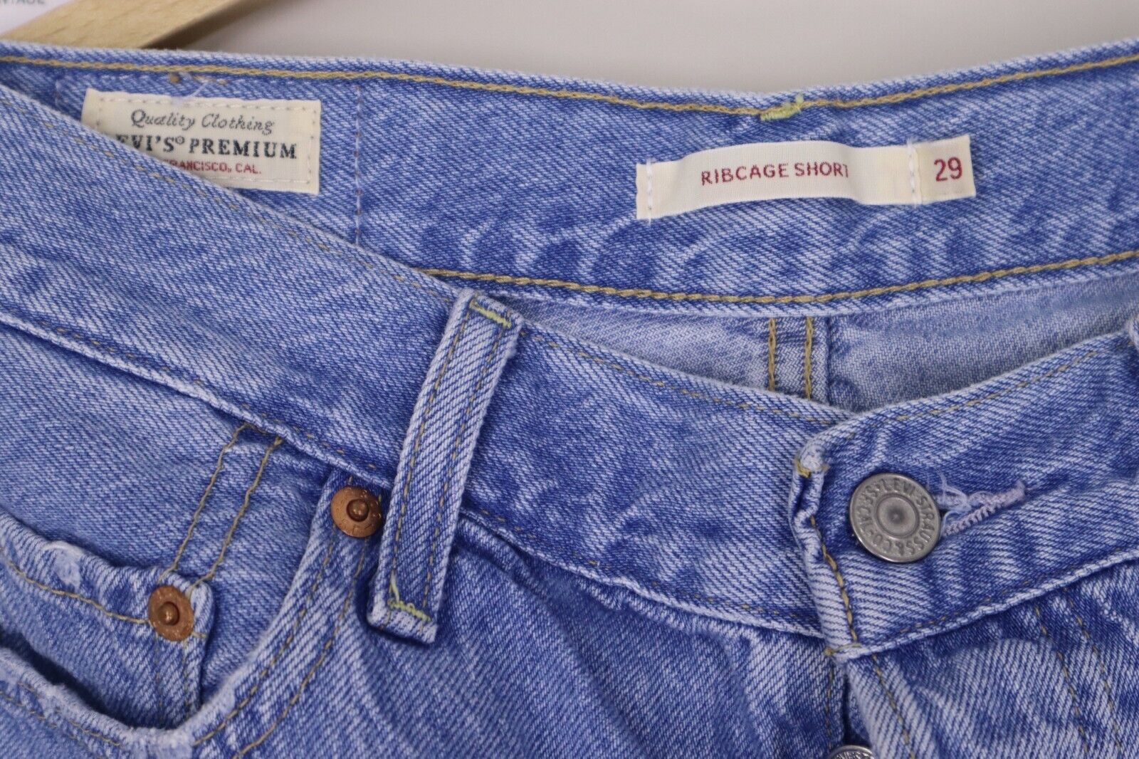 Levis short jeans donna woman blu W29 (TG 44 IT)