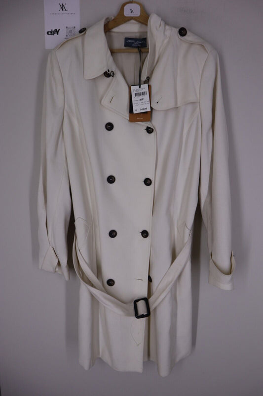 Giacca Trench Donna Elena Mirò TG XL SIZE XL Giubbino Grigio Jacket Italy