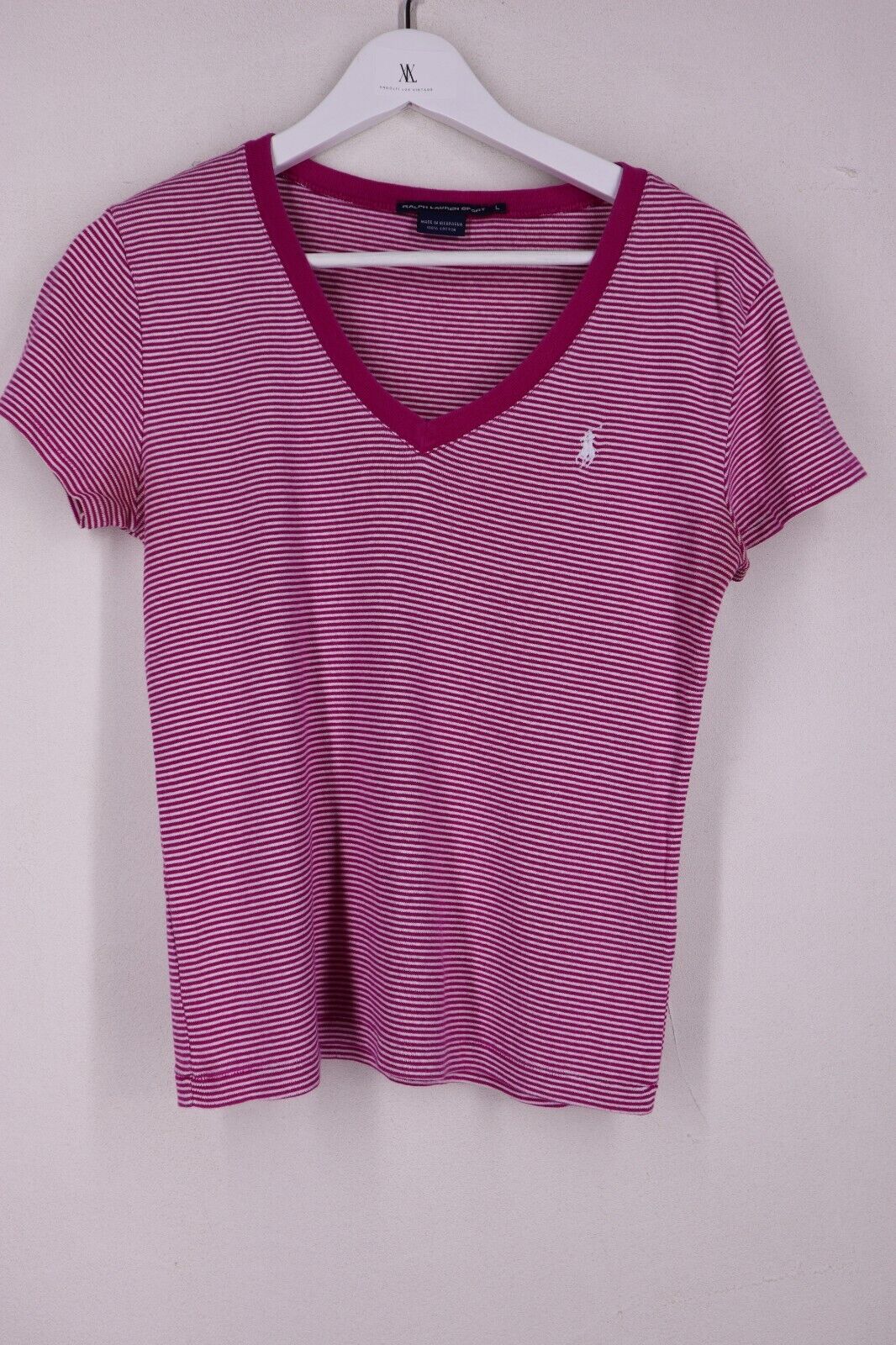 Ralph Lauren Donna - T-Shirt Donna Woman TG L SIZE L Manica Corta