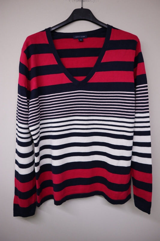 Tommy Hilfiger Maglione Donna Taglia L Maglioncino Cotone Sweater Pullover Pull