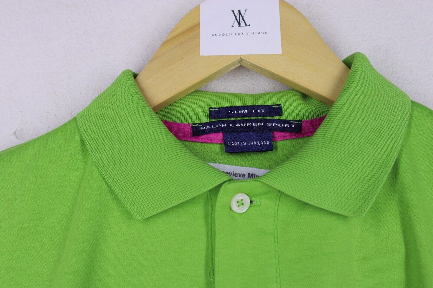 Ralph Lauren - T-Shirt POLO Donna Cotone Woman Logo TG M SIZE M SLIM FIT